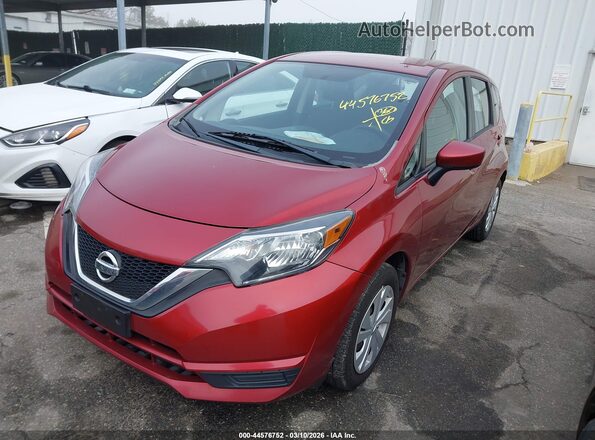 3N1CE2CP2JL365628 2018 NISSAN VERSA NOTE Красный Передняя левая четверть