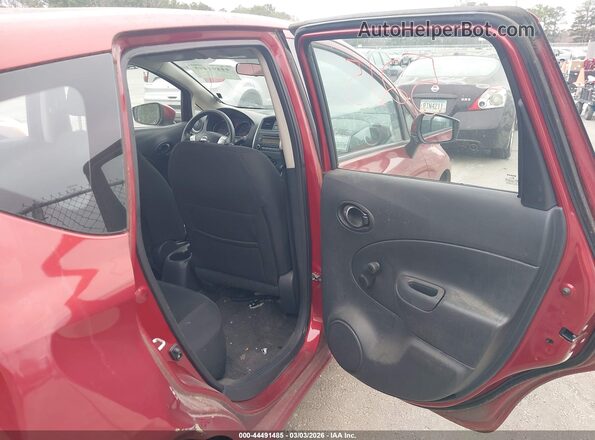 3N1CE2CP5HL364970 2017 NISSAN VERSA NOTE Red Вид наклейки з VIN-кодом