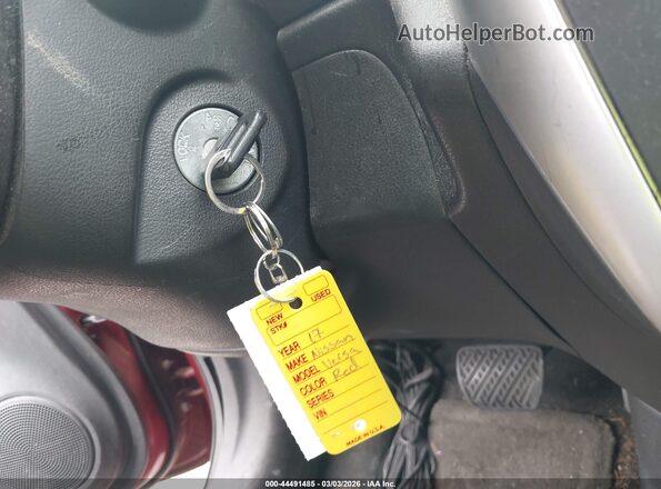 3N1CE2CP5HL364970 2017 NISSAN VERSA NOTE Red Вид панелі приладів