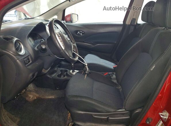 3N1CE2CP5HL381896 2017 NISSAN VERSA Maroon წინა სალონის ხედი