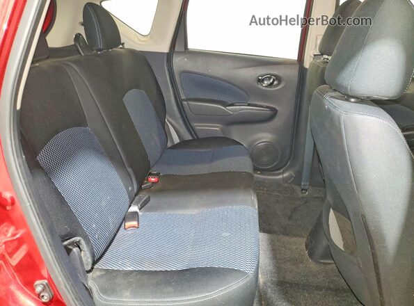 3N1CE2CP5HL381896 2017 NISSAN VERSA Maroon უკანა სავარძლების ხედი