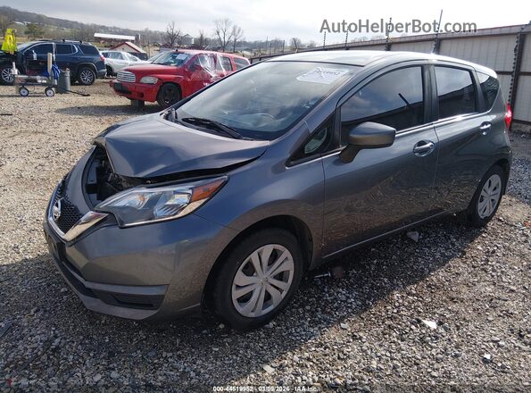 3N1CE2CP7JL361347 2018 NISSAN VERSA NOTE Gray Vista tres cuartos delantera izquierda