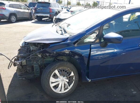 3N1CE2CP7KL362399 2019 NISSAN VERSA NOTE Blue Դիմացի տեսք