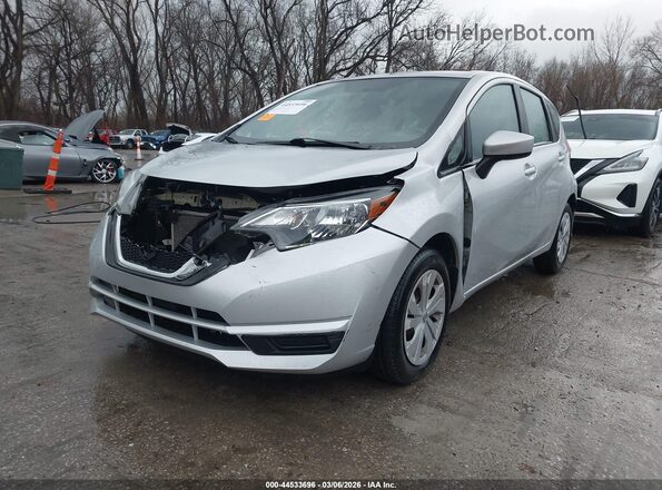 3N1CE2CP8KL363609 2019 NISSAN VERSA NOTE Silver Առջևի ձախ երեք քառորդ տեսարան