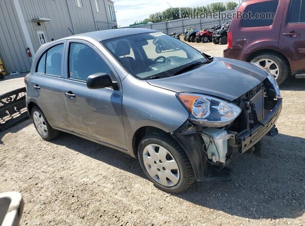 3N1CK3CP7KL220424 2019 NISSAN MICRA Gray Առջևի աջ