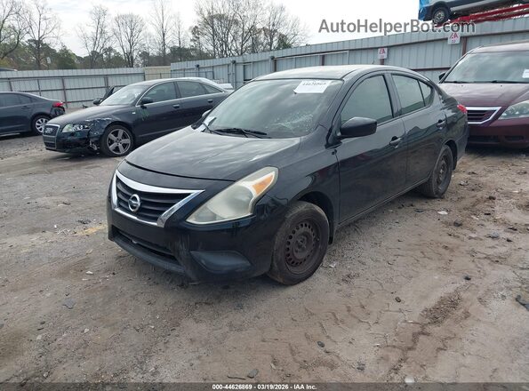 3N1CN7AP0GL882659 2016 NISSAN VERSA Черный Передняя левая четверть