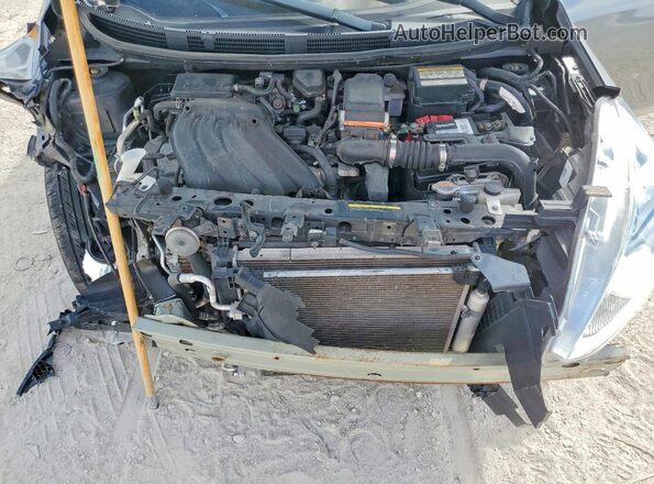 3N1CN7APXGL876500 2016 NISSAN VERSA Silver Rear interior view