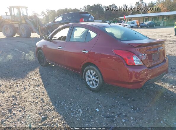3N1CN7APXKL877235 2019 NISSAN VERSA Red Հետևի ձախ
