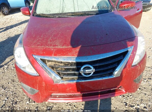 3N1CN7APXKL877235 2019 NISSAN VERSA Red Դիմացի տեսք