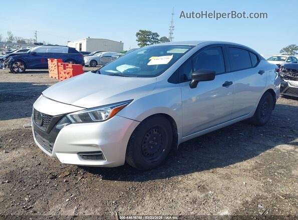 3N1CN8BV5LL902465 2020 NISSAN VERSA Silver Vista tres cuartos delantera izquierda