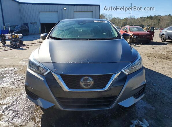 3N1CN8DV0ML810064 2021 NISSAN VERSA Gray Вид спереду