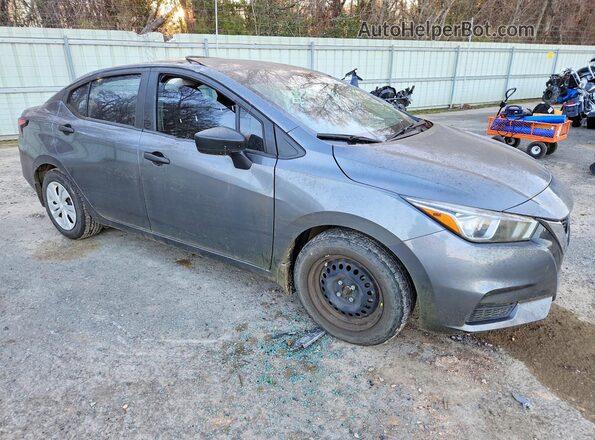3N1CN8DV7ML896750 2021 NISSAN VERSA Gray Առջևի աջ
