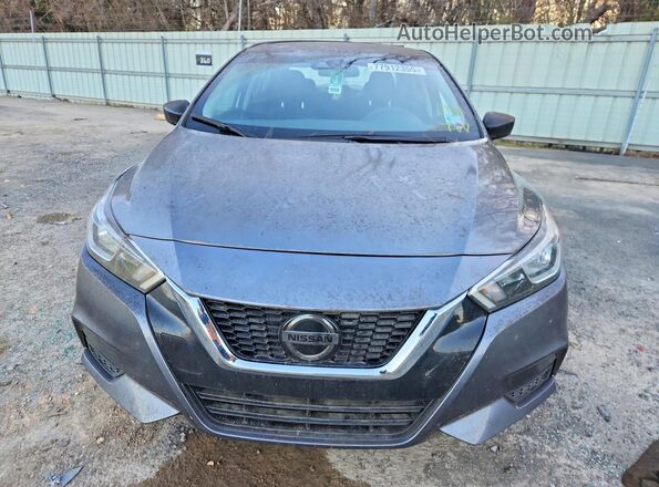 3N1CN8DV7ML896750 2021 NISSAN VERSA Gray Դիմացի տեսք