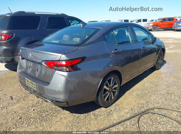 3N1CN8EV1ML848482 2021 NISSAN VERSA Gray Trasero derecho
