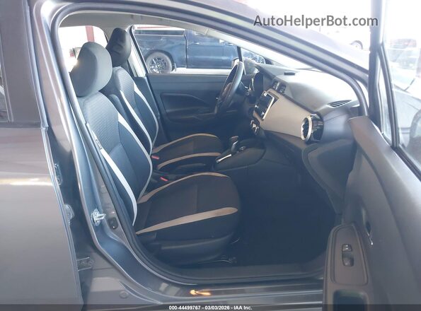 3N1CN8EV2LL807356 2020 NISSAN VERSA Gray წინა სალონის ხედი