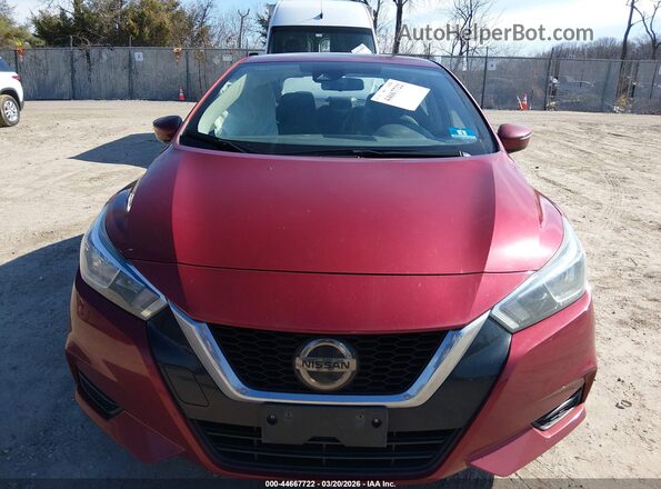 3N1CN8EV3LL809231 2020 NISSAN VERSA Red 