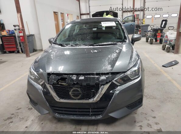 3N1CN8EV7ML848079 2021 NISSAN VERSA Gray Widok wnętrza z tyłu