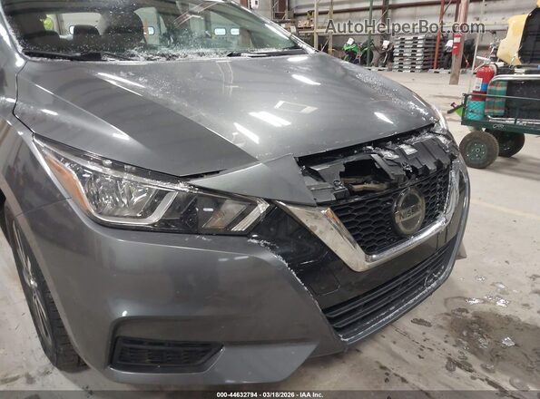 3N1CN8EV7ML848079 2021 NISSAN VERSA Gray 
