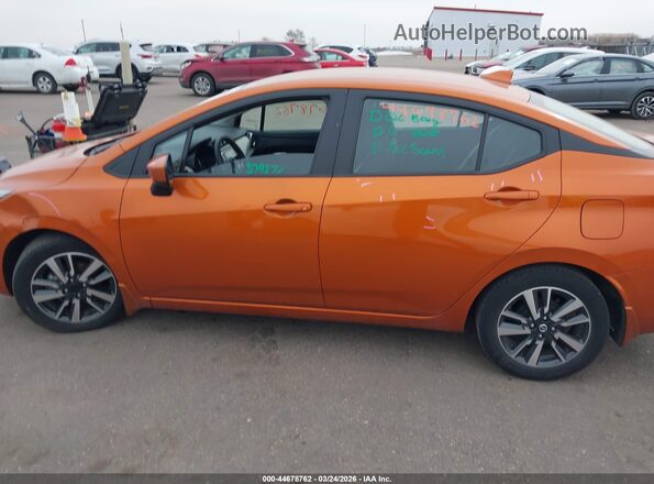 3N1CN8EV7NL868348 2022 NISSAN VERSA Orange 