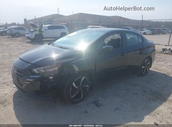 3N1CN8FVXPL848743 2023 NISSAN VERSA Black Передня ліва чверть