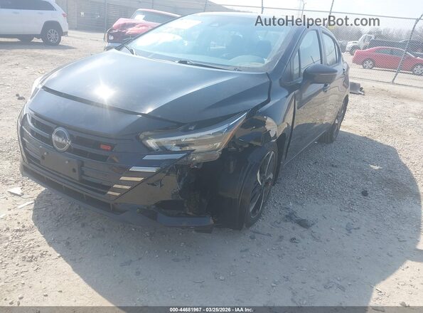 3N1CN8FVXPL848743 2023 NISSAN VERSA Black Вид спереду