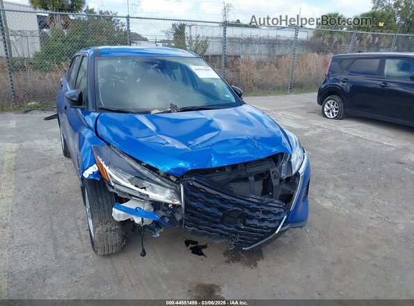 3N1CP5BV0RL547366 2024 NISSAN KICKS Синий Вид спереди