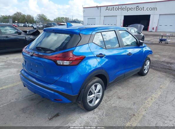 3N1CP5BV0RL547366 2024 NISSAN KICKS Синий Задняя правая четверть