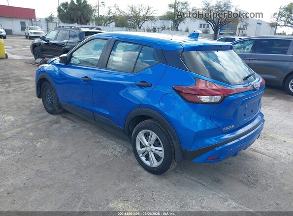 3N1CP5BV0RL547366 2024 NISSAN KICKS Синий Задняя левая четверть