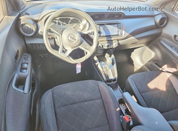 3N1CP5BV1LL485645 2020 NISSAN KICKS Silver Вид панелі приладів