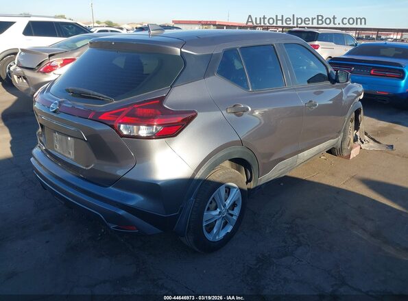 3N1CP5BV1ML564539 2021 NISSAN KICKS Gray Задня права чверть