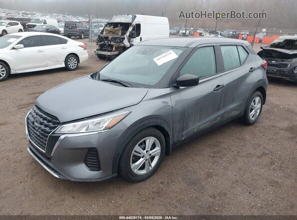 3N1CP5BV1NL502155 2022 NISSAN KICKS Серый Передняя левая четверть