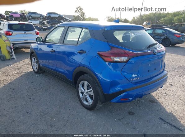 3N1CP5BV2SL475155 2025 NISSAN KICKS PLAY Blue Trasero izquierdo