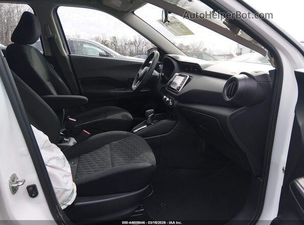 3N1CP5BV5ML500391 2021 NISSAN KICKS White Вид салону спереду