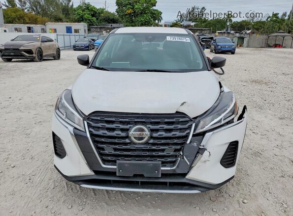 3N1CP5BV7ML471265 2021 NISSAN KICKS White Вид спереду