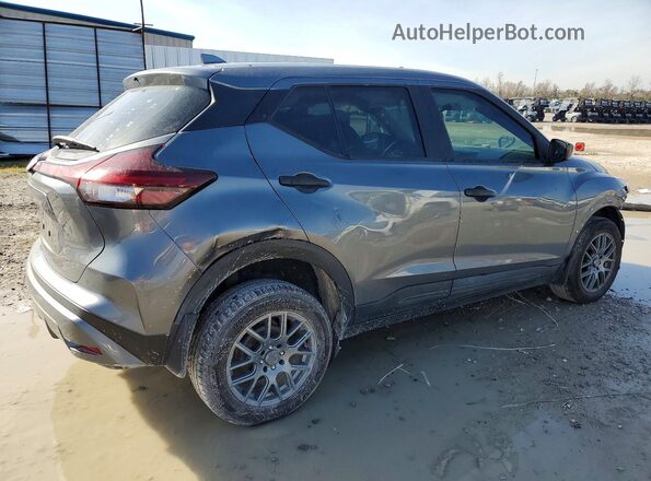 3N1CP5BV8ML529268 2021 NISSAN KICKS Gray Задня права чверть