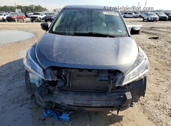 3N1CP5BV8ML529268 2021 NISSAN KICKS Gray Вид спереду