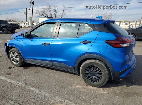 3N1CP5BV8ML546152 2021 NISSAN KICKS Blue Задня ліва чверть