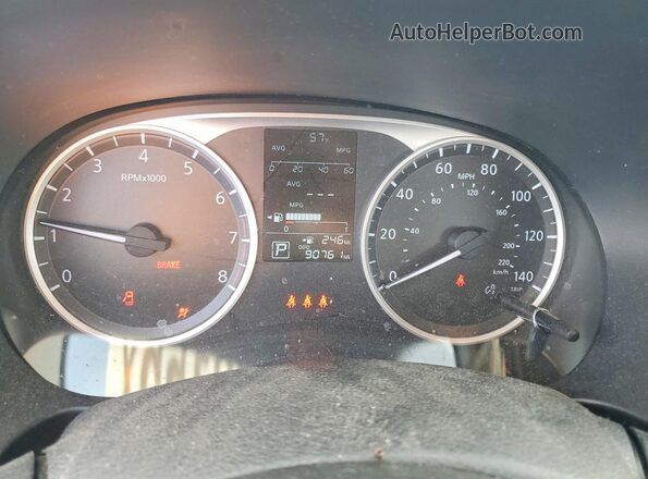3N1CP5BV8ML546152 2021 NISSAN KICKS Blue Вид щитка приладів