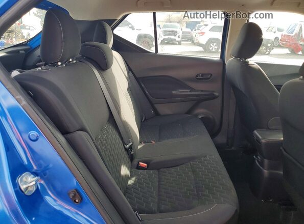 3N1CP5BV8ML546152 2021 NISSAN KICKS Blue Вид задніх сидінь