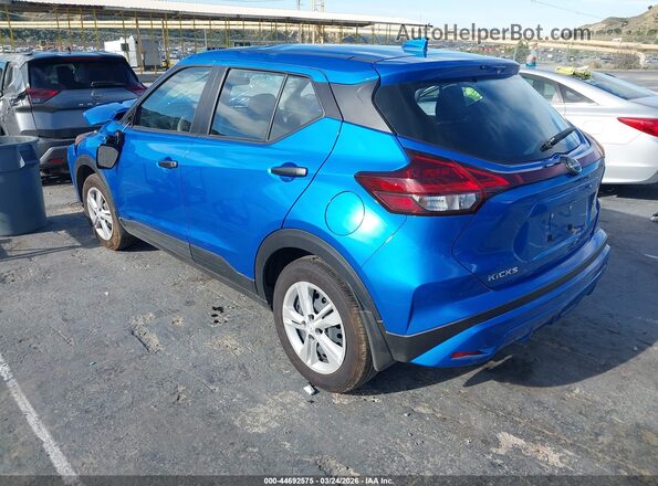 3N1CP5BV8SL489979 2025 NISSAN KICKS PLAY Blue Trasero izquierdo