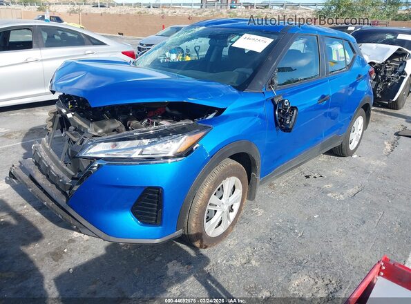 3N1CP5BV8SL489979 2025 NISSAN KICKS PLAY Blue Vista tres cuartos delantera izquierda