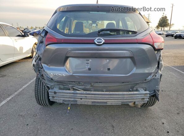 3N1CP5BV9ML524354 2021 NISSAN KICKS Gray Вид ззаду