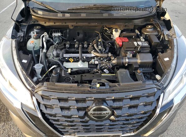 3N1CP5BV9ML524354 2021 NISSAN KICKS Gray Вид задньої частини салону