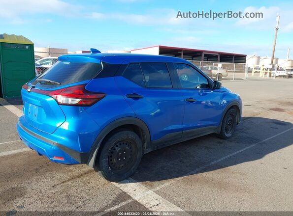 3N1CP5BV9ML544250 2021 NISSAN KICKS Blue Հետևի աջ