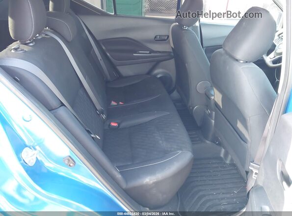 3N1CP5BV9ML544250 2021 NISSAN KICKS Blue VIN կոդի պիտակի տեսք