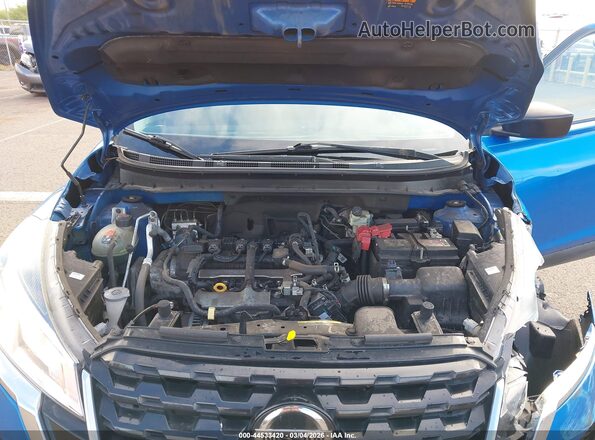 3N1CP5BV9ML544250 2021 NISSAN KICKS Blue Հետևի տեսք