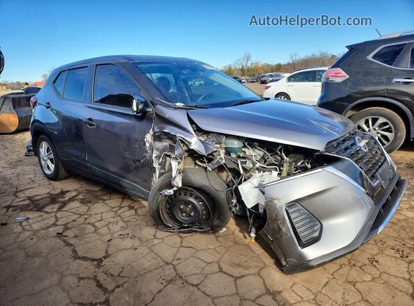 3N1CP5BV9NL489932 2022 NISSAN KICKS Gray Przód prawy