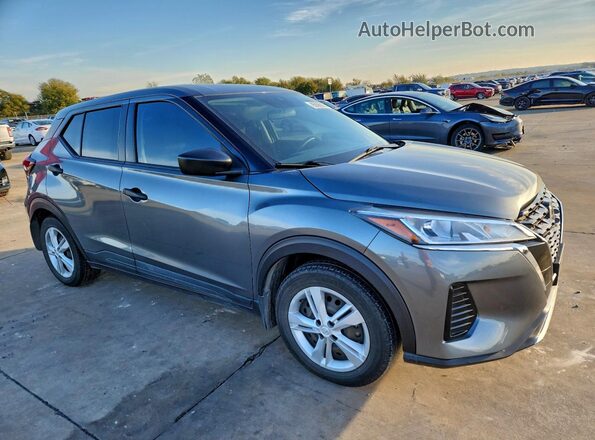 3N1CP5BVXML521155 2021 NISSAN KICKS Gray Передня права чверть