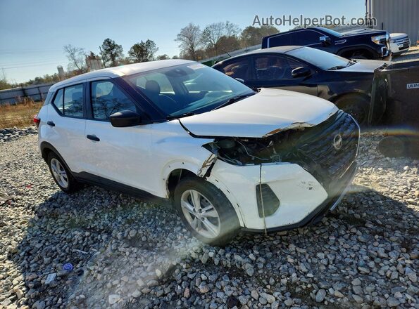 3N1CP5BVXNL517723 2022 NISSAN KICKS Белый Передняя правая четверть