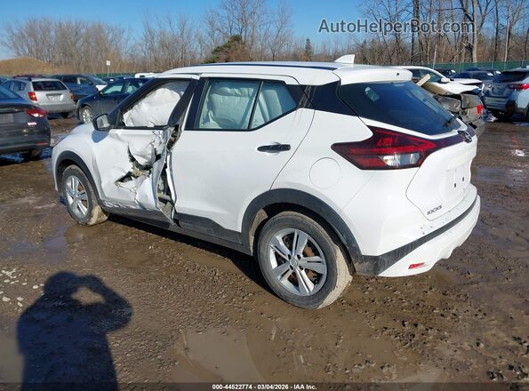 3N1CP5BVXNL525580 2022 NISSAN KICKS Белый Задняя левая четверть